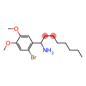 1-(2-bromo-4,5-dimethoxyphenyl)octan-1-amine