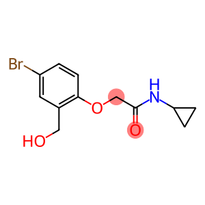 2-[4-bromo-2-(hydroxymethyl)phenoxy]-N-cyclopropylacetamide