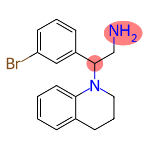 2-(3-bromophenyl)-2-(1,2,3,4-tetrahydroquinolin-1-yl)ethan-1-amine