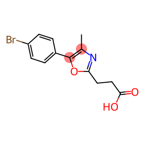 3-[5-(4-bromophenyl)-4-methyl-1,3-oxazol-2-yl]propanoic acid