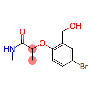 2-[4-bromo-2-(hydroxymethyl)phenoxy]-N-methylpropanamide