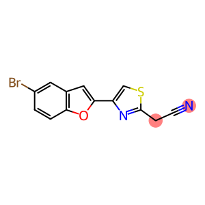 [4-(5-bromo-1-benzofuran-2-yl)-1,3-thiazol-2-yl]acetonitrile