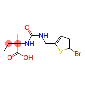 2-({[(5-bromothiophen-2-yl)methyl]carbamoyl}amino)-2-methylbutanoic acid