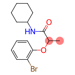 2-(2-bromophenoxy)-N-cyclohexylpropanamide