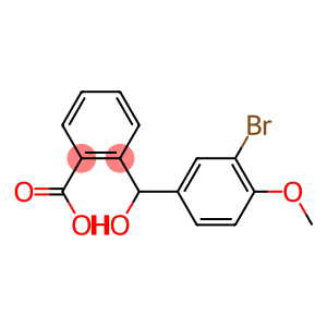 2-[(3-bromo-4-methoxyphenyl)(hydroxy)methyl]benzoic acid