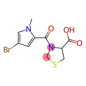 3-[(4-bromo-1-methyl-1H-pyrrol-2-yl)carbonyl]-1,3-thiazolidine-4-carboxylic acid