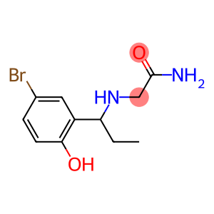 2-{[1-(5-bromo-2-hydroxyphenyl)propyl]amino}acetamide