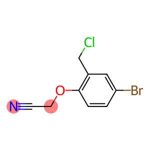 2-[4-bromo-2-(chloromethyl)phenoxy]acetonitrile