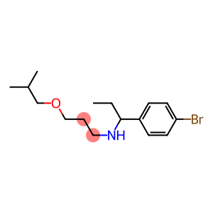 [1-(4-bromophenyl)propyl][3-(2-methylpropoxy)propyl]amine