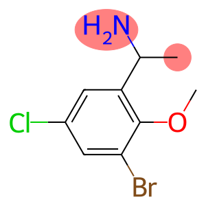1-(3-bromo-5-chloro-2-methoxyphenyl)ethan-1-amine