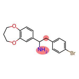 2-(4-bromophenyl)-1-(3,4-dihydro-2H-1,5-benzodioxepin-7-yl)ethan-1-amine