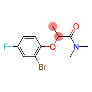 2-(2-bromo-4-fluorophenoxy)-N,N-dimethylpropanamide