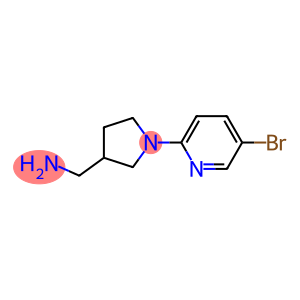 [1-(5-bromopyridin-2-yl)pyrrolidin-3-yl]methanamine