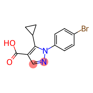 1-(4-bromophenyl)-5-cyclopropyl-1H-pyrazole-4-carboxylic acid