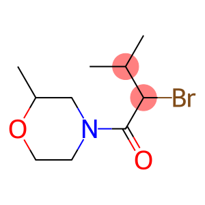 2-bromo-3-methyl-1-(2-methylmorpholin-4-yl)butan-1-one