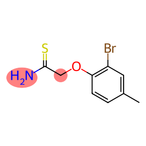 2-(2-bromo-4-methylphenoxy)ethanethioamide