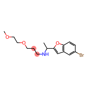 [1-(5-bromo-1-benzofuran-2-yl)ethyl][3-(2-methoxyethoxy)propyl]amine