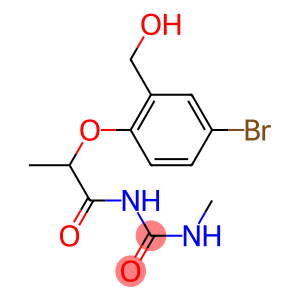 1-{2-[4-bromo-2-(hydroxymethyl)phenoxy]propanoyl}-3-methylurea