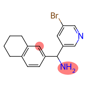 (5-bromopyridin-3-yl)(5,6,7,8-tetrahydronaphthalen-2-yl)methanamine