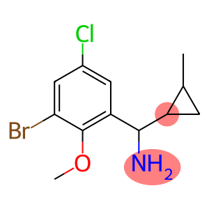 (3-bromo-5-chloro-2-methoxyphenyl)(2-methylcyclopropyl)methanamine