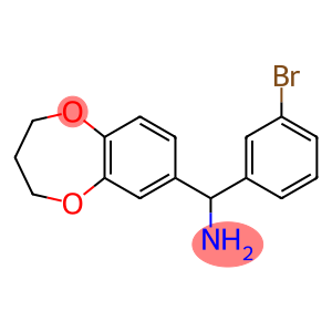 (3-bromophenyl)(3,4-dihydro-2H-1,5-benzodioxepin-7-yl)methanamine