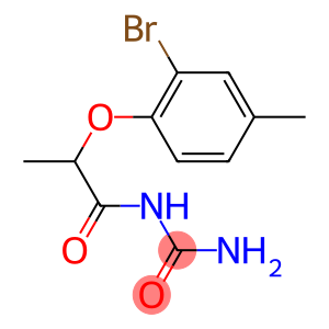 [2-(2-bromo-4-methylphenoxy)propanoyl]urea