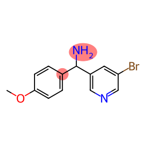 (5-bromopyridin-3-yl)(4-methoxyphenyl)methanamine