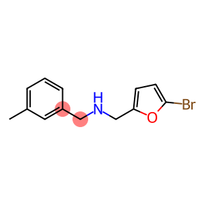 [(5-bromofuran-2-yl)methyl][(3-methylphenyl)methyl]amine