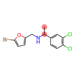 [(5-bromofuran-2-yl)methyl][1-(3,4-dichlorophenyl)ethyl]amine