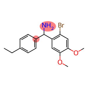 (2-bromo-4,5-dimethoxyphenyl)(4-ethylphenyl)methanamine