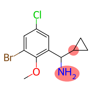 (3-bromo-5-chloro-2-methoxyphenyl)(cyclopropyl)methanamine