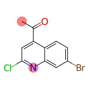 1-(7-broMo-2-chloroquinolin-4-yl)ethanone