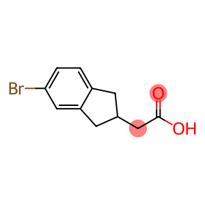 2-(5-broMo-2,3-dihydro-1H-inden-2-yl)acetic acid