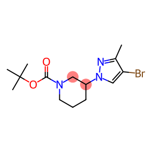 3-(4-BroMo-3-Methyl-pyrazol-1-yl)-piperidine-1-carboxylic acid tert-butyl ester