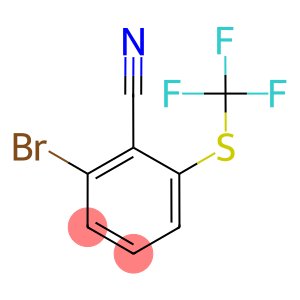 2-Bromo-6-(trifluoromethylthio)benzonitrile