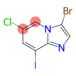 3-Bromo-6-chloro-8-iodoimidazo[1,2-a]pyridine 95+%