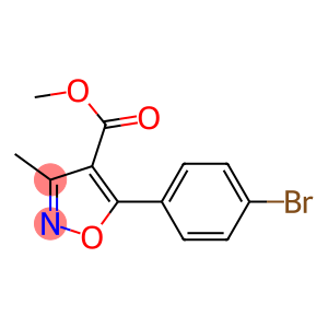 5-(4-Bromo-phenyl)-3-methyl-isoxazole-4-carboxylic acid methyl ester