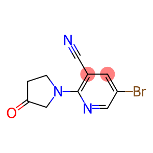 5-bromo-2-(3-oxopyrrolidin-1-yl)pyridine-3-carbonitrile