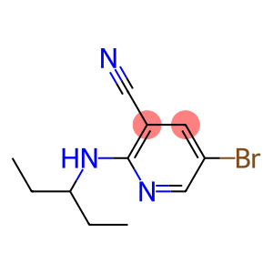 5-bromo-2-(pentan-3-ylamino)pyridine-3-carbonitrile