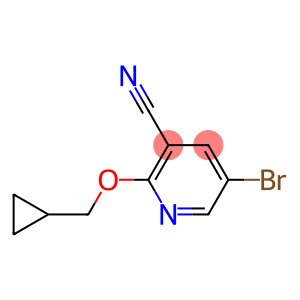 5-bromo-2-(cyclopropylmethoxy)pyridine-3-carbonitrile