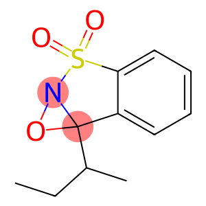 7b-sec-Butyl-7bH-oxazirino[2,3-b][1,2]benzisothiazole 3,3-dioxide