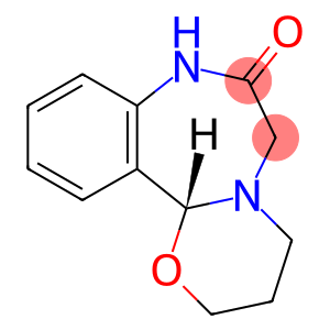 (12bR)-3,4,8,12b-Tetrahydro-2H-[1,3]oxazino[3,2-d][1,4]benzodiazepin-7(6H)-one