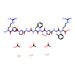 BRADYKININ TRIACETATE TRIHYDRATE