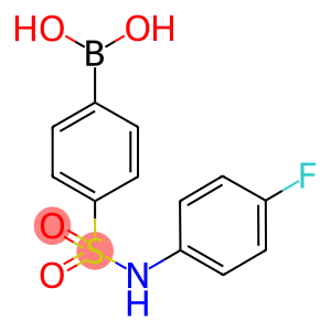 4-[N-(4-Fluorophenyl)sulphamoyl]benzeneboronic acid