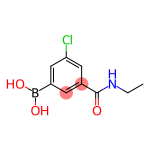 3-Borono-5-chloro-N-ethylbenzamide