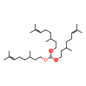 Boric acid tris(3,7-dimethyl-6-octenyl) ester