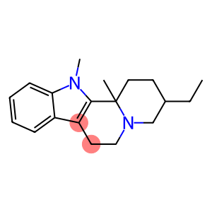 1,2,3,4,6,7,12,12b-Octahydro-12,12b-dimethyl-3-ethylindolo[2,3-a]quinolizine