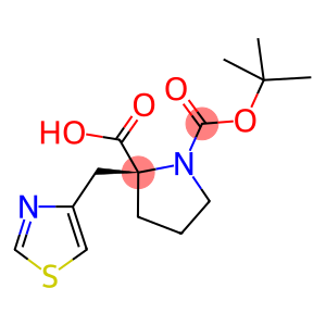 Boc-(S)-a-(4-thiazolylmethyl)proline