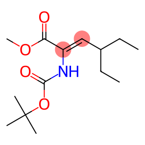 2-BOC-AMINO-4-ETHYLHEX-2-ENOIC ACID METHYL ESTER