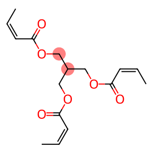 Bis[(Z)-2-butenoic acid]2-(isocrotonoyloxymethyl)propane-1,3-diyl ester